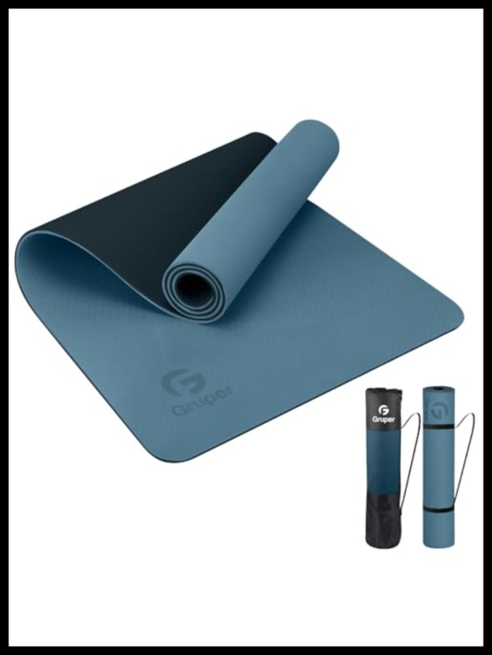 Non Slip Yoga Mat Eco Friendly Exercise Mat with Carrying Strap